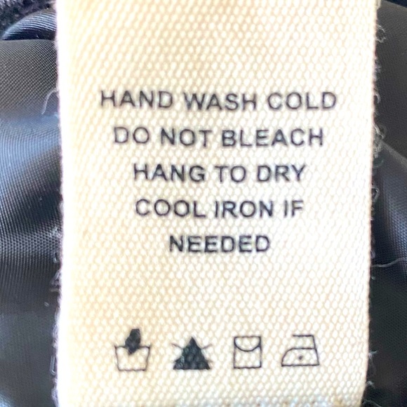 Chelsea & Violet Fully Lined Lace Black Pants - 8 - Picture 4 of 5